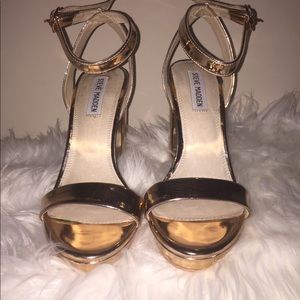 Rose Gold Steve Madden Heels